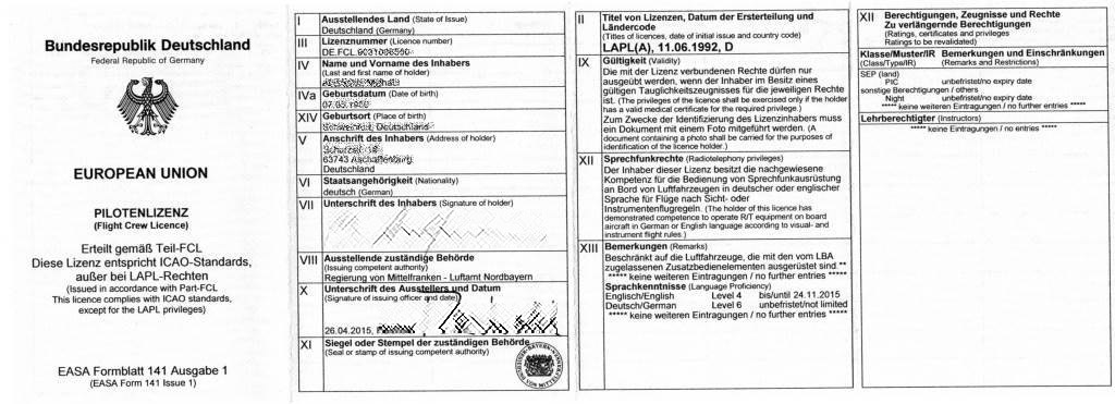 Pilotenlizenz Motorflug FSCA Aschaffenburg